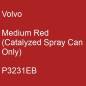 Preview: Volvo, Medium Red (Catalyzed Spray Can Only), P3231EB.